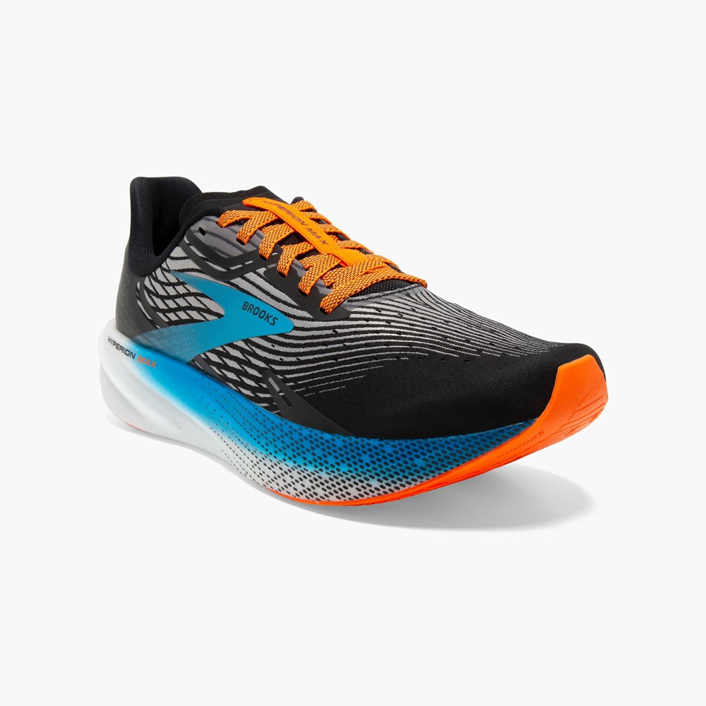 Chaussures Running Route Brooks Hyperion Max Corail Noir Homme | YZC-9796603